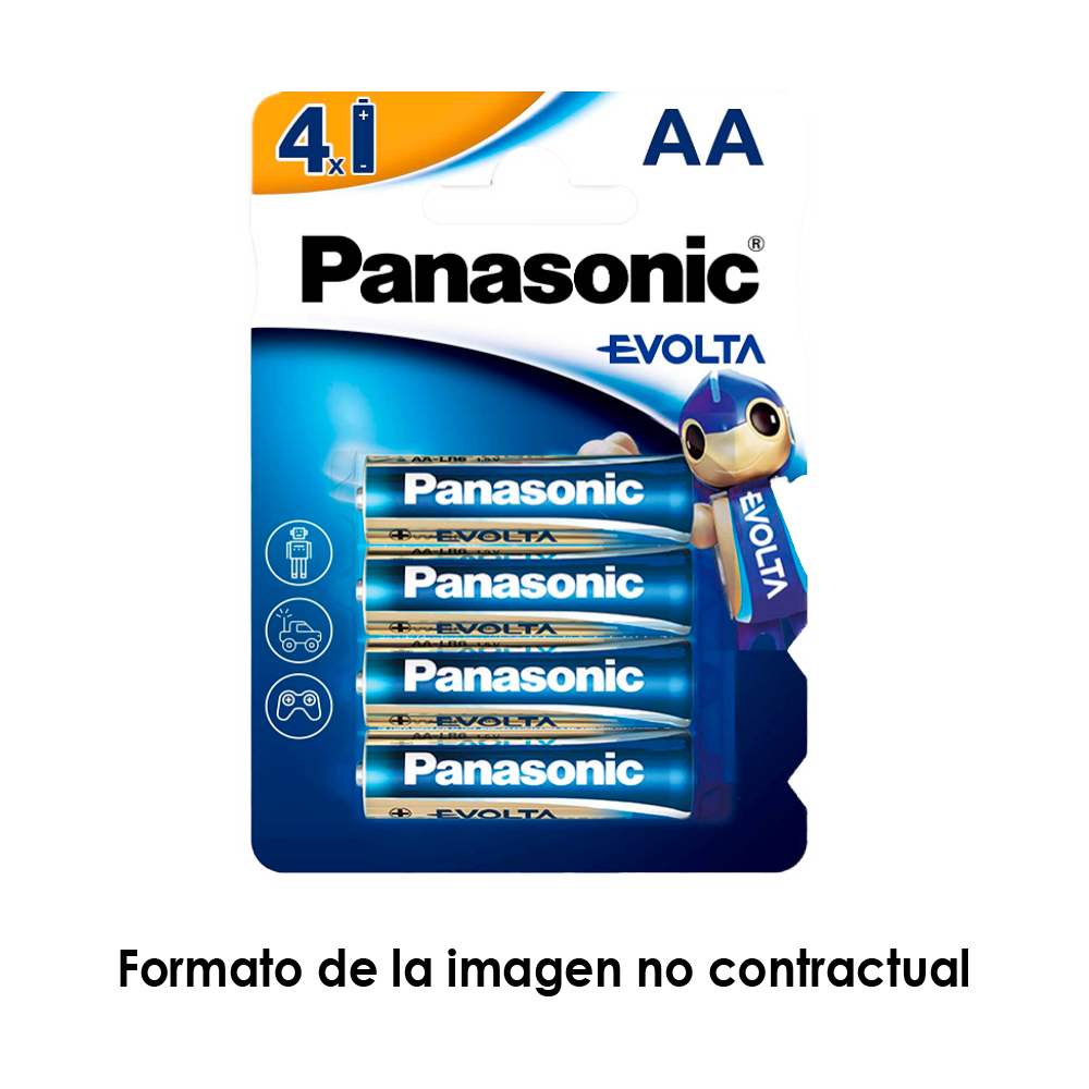 Panasonic - Batteria AA/LR06 - Pack da 8 - 1.5 V - Alcalina - Alta qualità