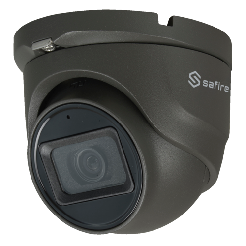 Telecamera Turret Safire Gamma ECO - Uscita 4 in 1 - 2 Mpx high performance CMOS - Lente 3.6 mm | IR portata 30 m - Audio su cavo coassiale - Impermeabile IP67