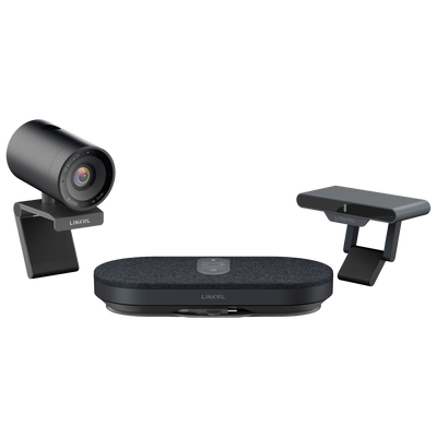 Telecamera 4K - Microfono-altoparlante - Ricevitore - Trasmissione wireless dello schermo - Plug and play - Per sale fino a 20m2