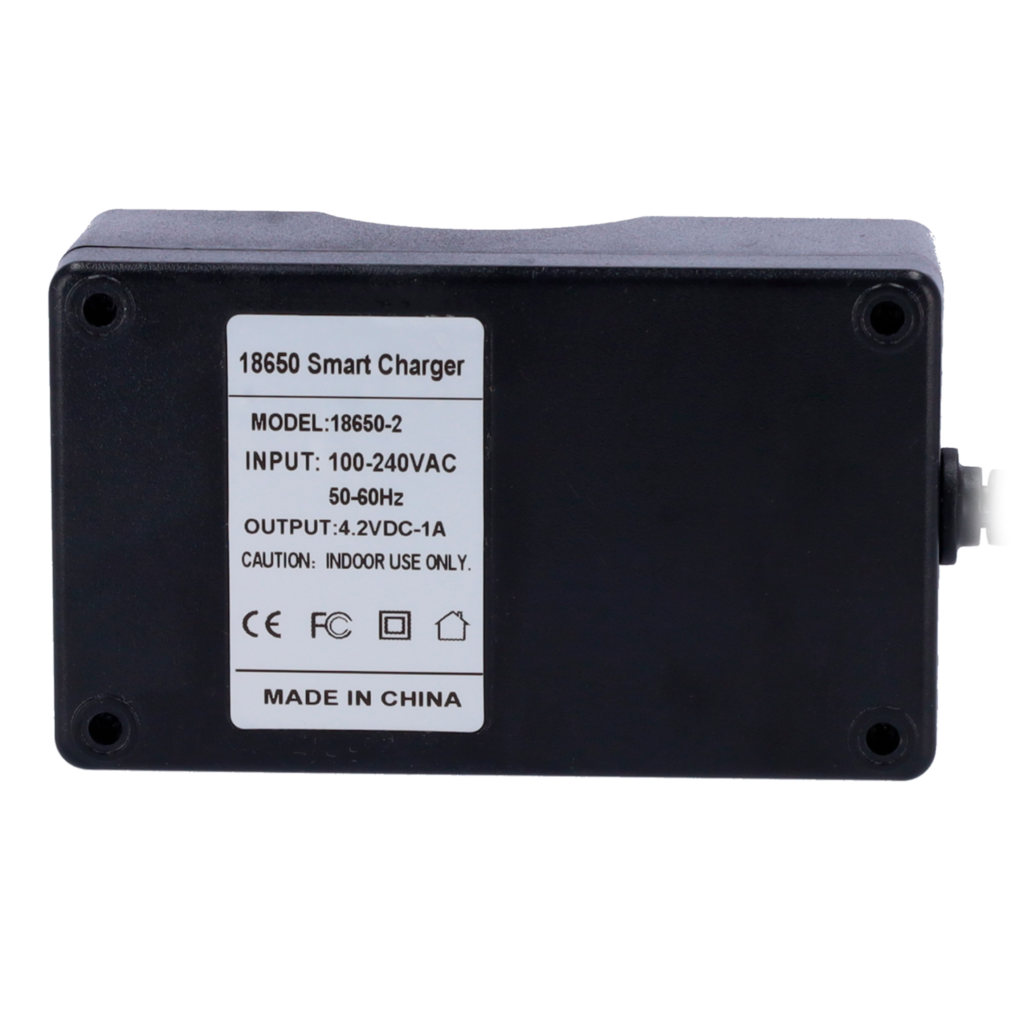 4.2V/1.0A - Rilevamento accurato della tensione - Protezione da sovraccarico e cortocircuito - LED indicatore di stato - Carico trifase CC/VC/trickle - Temperatura: -10 ~ 40 ºC