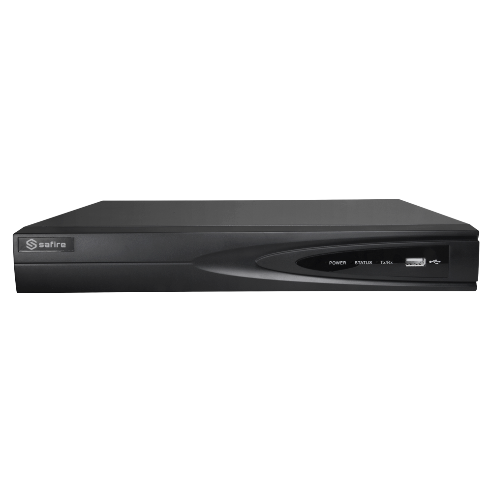 Videograbador Safire 5n1 - 16 CH HDTVI / HDCVI / AHD / CVBS / 18 IP - H.265 Pro+ - 1 CH Reconocimiento facial - 4 CH Inteligencia Artificial - Permite 1 disco duro