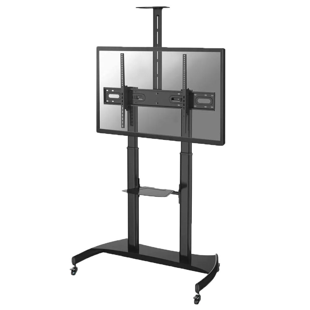 Soporte a suelo con ruedas - Incluye bandeja y soporte de cámara - Tamaño de monitor hasta 100" - Peso máximo 100Kg - VESA de 200x200 a 1000x600mm