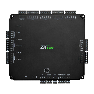 Controlador de acceso PoE - Acceso con tarjeta o contraseña - TCP/IP | Conexión con controlador esclavo - 4 lectores para Wiegand | 8 lectores para OSDP - Salida de relé para 4 puertos - Software serie ATLAS integrado y aplicación móvil