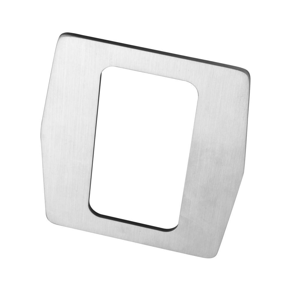 Placca di acciaio personalizzata per tornelli - Cornice di finitura per lettori biometrici - Adatta ai lettori ZK-FR1200(-MF) - Realizzata in acciaio inossidabile - Design leggero ed elegante - facile installazione