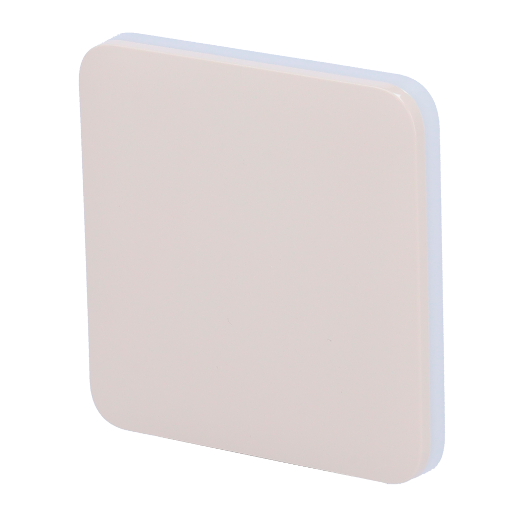Ajax - LightSwitch SoloButton - Pannello tattile per interruttore della luce - Compatibile AJ-LIGHTCORE-1G / -2W - Retroilluminazione a LED - Pannello tattile senza contatto - Colore avorio