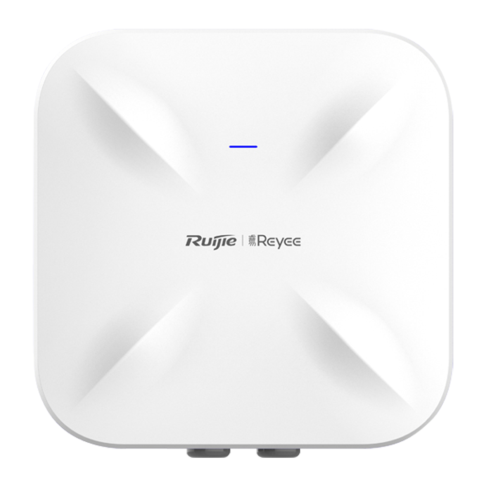 Reyee - AP Wi-Fi 6 omnidireccional - Apto para uso en exteriores IP68 - Soporta 802.11a/b/g/n/ac/ax - Velocidad de transmisión hasta 1775 Mbps - Antena MIMO 2x2
