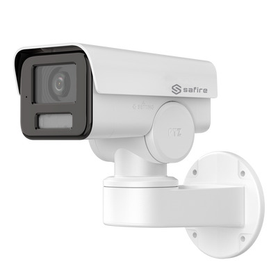 Cámara IP PT 4 Megapixel Night Color - CMOS de escaneo progresivo de 1/3" - Lente motorizada 2.8~12 mm | Panorámica | Inclinación - LED IR alcance 50 m - Micrófono integrado | Ranura MicroSD - Resistente al agua IP66