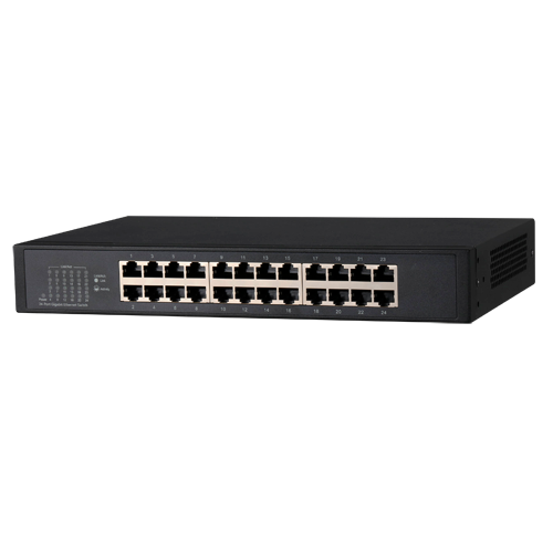 X-Security - Desktop Switch - 24 Gigabit Ports - 10/100/1000 Mbps Speed - Plug & Play - Energy Saving Technology