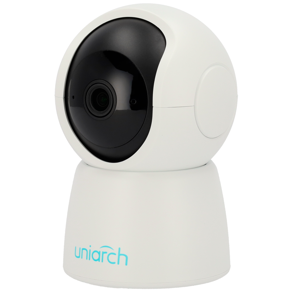 Telecamera IP PT 2 Megapixel
 - Gamma Uniarch WiFi
 - 1/3" Progressive Scan CMOS
 - Ottica 4 mm | Rilevamento di persone
 - IR LED Portata 10 m | Autotracking
 - Audio bidirezionale | APP Uniarch