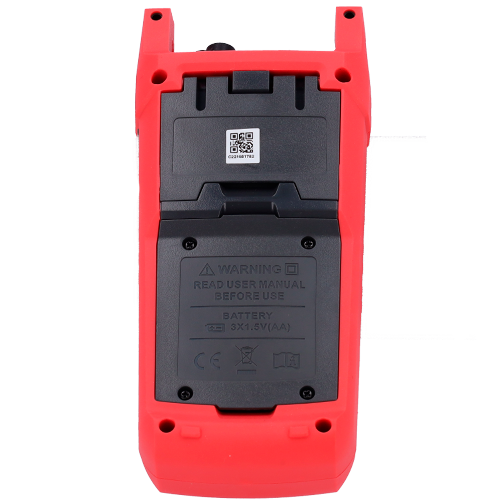 Comprobador de fibra óptica - Potencia nominal de fibra óptica - Conector FC - Resistente al agua IP65 - Apagado automático