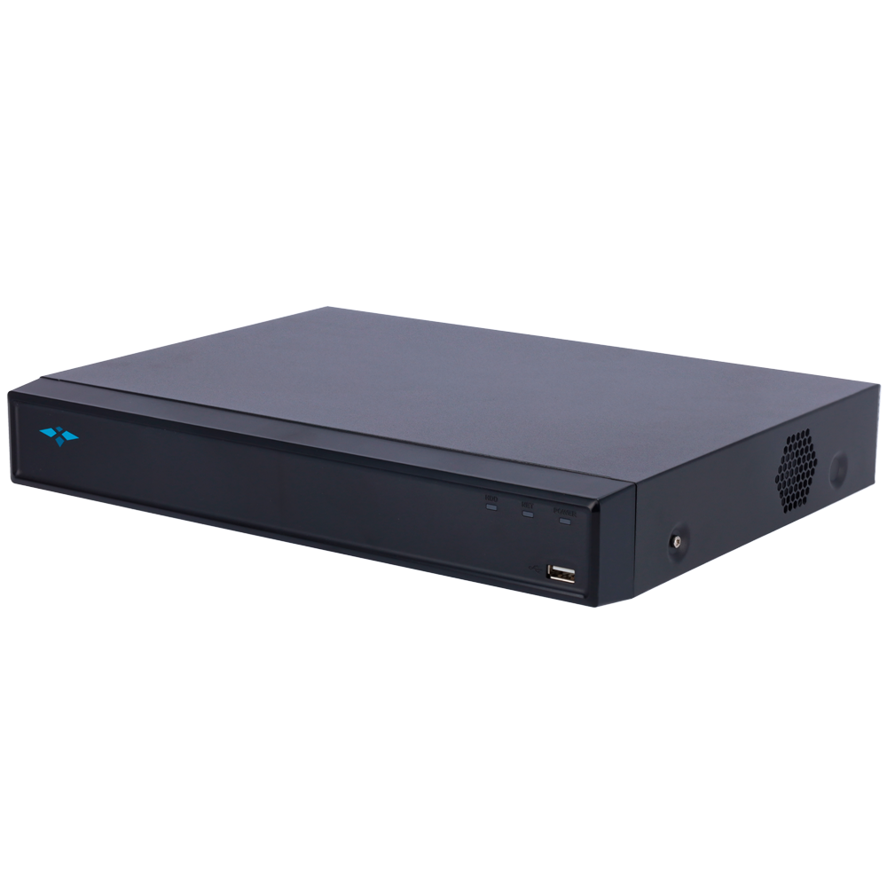 Videograbador 5n1 X-Security - 16 CH HDTVI/HDCVI/AHD/CVBS (4K) + 16 IP (8Mpx) - Alarmas | Audio sobre coaxial - Resolución 4K (7FPS) - 2 CH Reconocimiento facial - 8 CH Reconocimiento de personas y vehículos