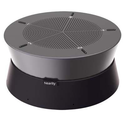 Nearity Dispositivo per conferenze - 8 Microfoni incorporati - Altoparlante omnidirezionale - Concatenabile fino a 5 dispositivi - Plug & Play
