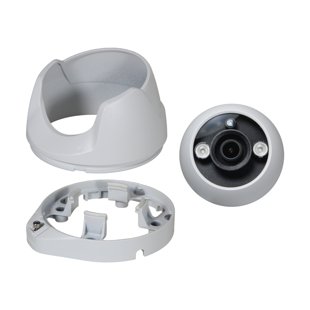 Cámera dome Gama 1080p ECO - 4 in 1 (HDTVI / HDCVI / AHD / CVBS) - 1/2.7" 2.1 Mpx BG0806 - Ottica 3.6 mm - 2 LED Array IR Distanza 30 m - Waterproof IP66
