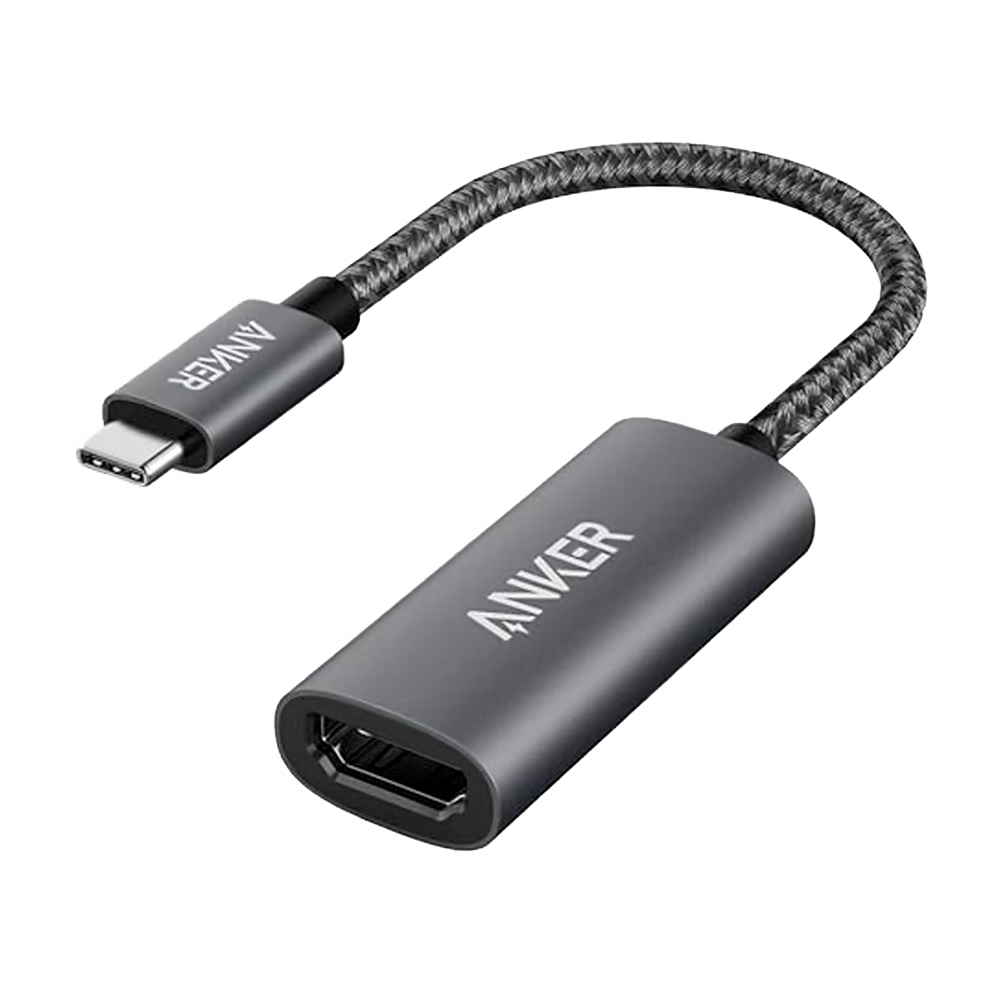Anker - Adaptador grafico -  USB-C a HDMI (4K) - Plug & Play - Compatibilidad universal - Color gris
