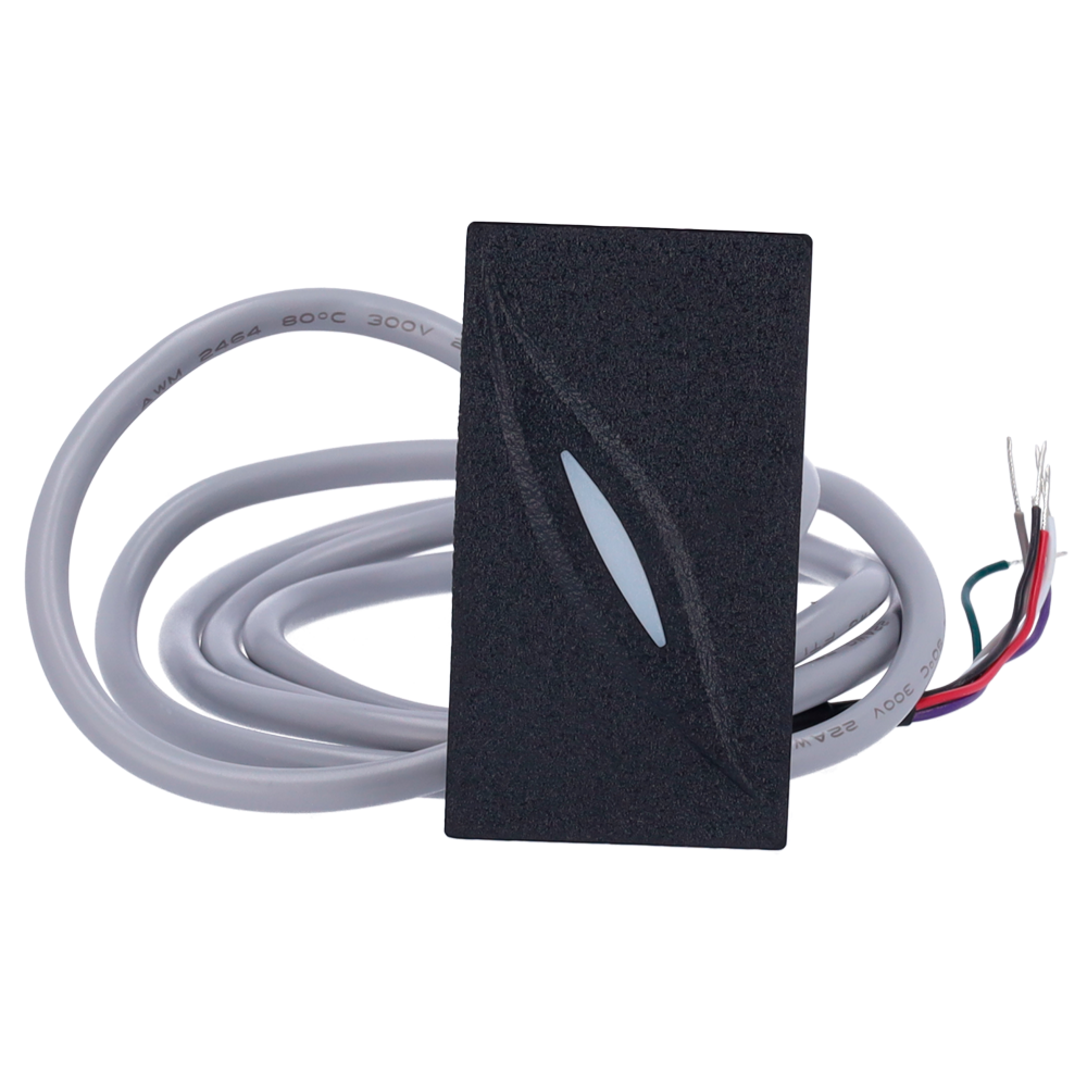 Access reader - Access via EM and MF card - LED and acoustic indicator - Wiegand 34 - Compatible with ZKTeco controllers - Suitable for outdoor IP65