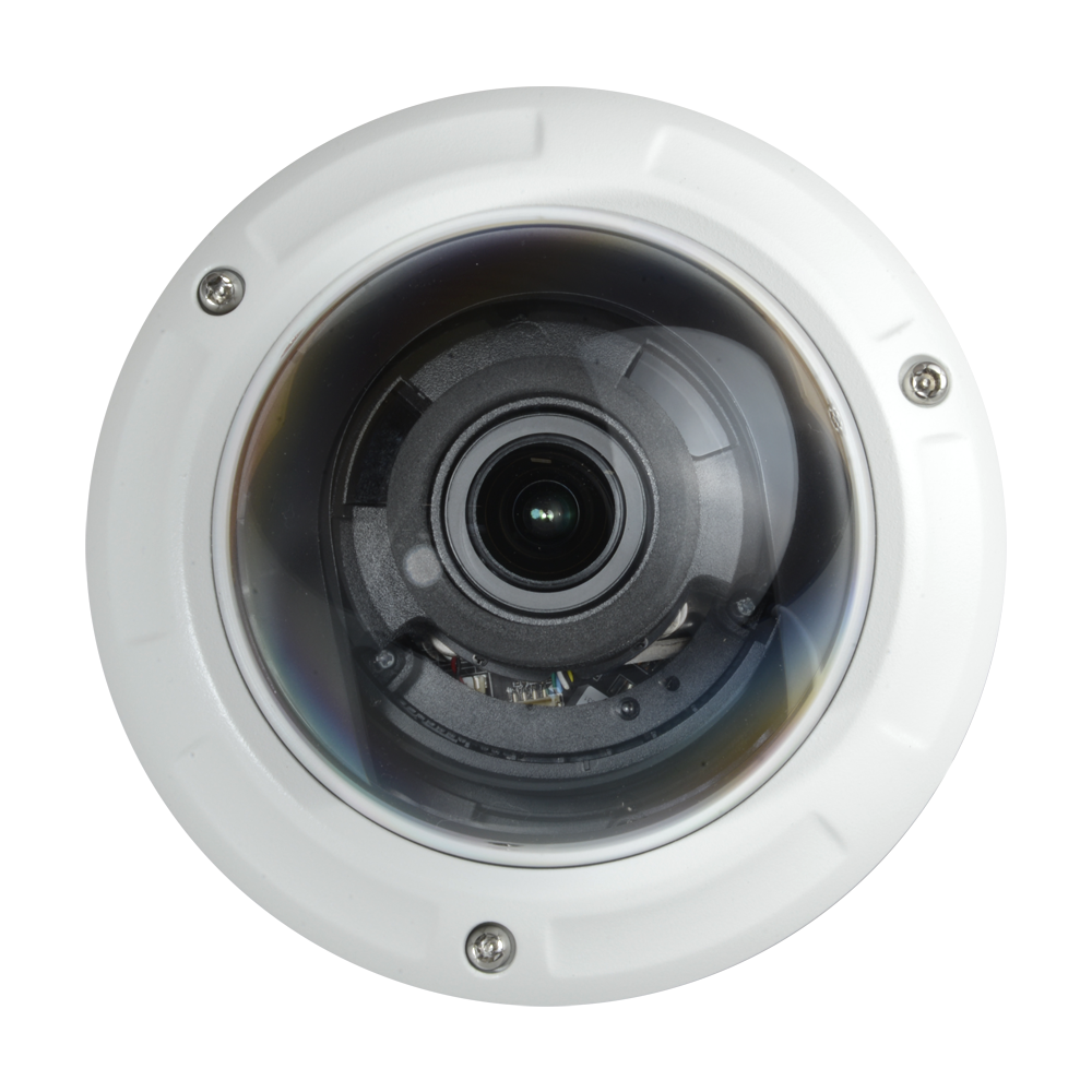 Cámara IP con luz ultrabaja 4 Mpx - CMOS de escaneo progresivo de 1/3" - Compresión H.265+/H.265/H.264+/H.264 - Lente motorizada 2.8~12 mm Autoenfoque - WDR | LEDs IR Alcance 30 m - WEB, Software CMS, Smartphone y NVR