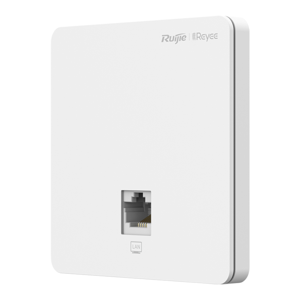 Reyee - Wi-Fi 5 Omnidirectional AP - 2.4 and 5 GHz frequencies - Supports 802.11 b/g/n/ac Wave1/Wave2 - Transmission speed up to 1267 Mbps - Installation in mechanism boxes