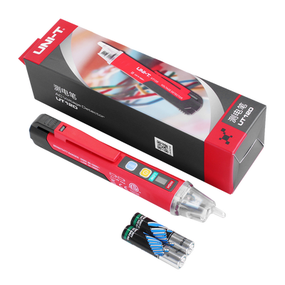 Detector de voltaje CA sin contacto - Modos de alto y bajo voltaje hasta 1000V - Advertencia audible y LED visible - Apagado automático