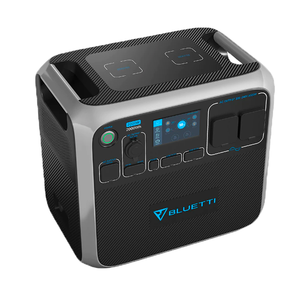 Batteria portatile - Grande capacità 2000Wh - Potenza in uscita 2000W max | LiFePO4 50V /40Ah - Uscite multiple/Moduli di ricarica multipli - 3500 cicli di vita - Touch Screen