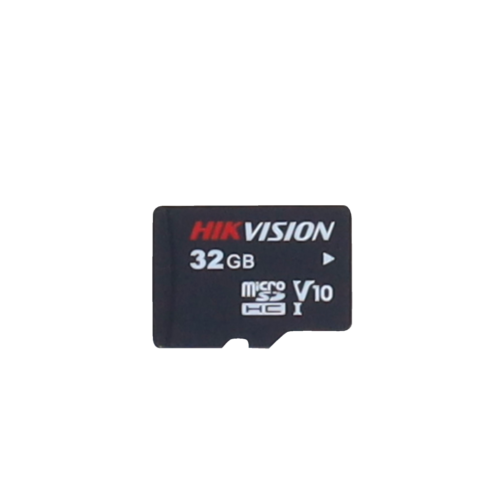 Scheda di memoria Hikvision - Tecnologia 3D TLC NAND - Capacità 32 GB - Classe 10 U1 V10 - Più di 3000 cicli di lettura/scrittura - Adatto per dispositivi di Videosorveglianza