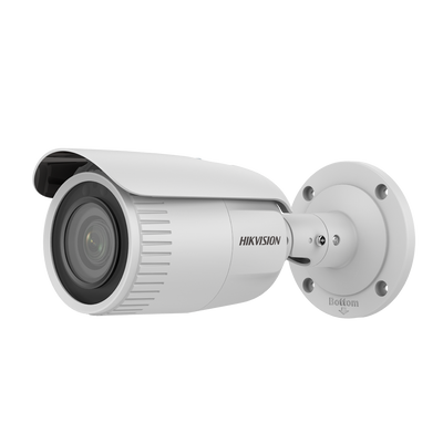 Hikvision - Telecamera IP gamma Value - Risoluzione 5 MPx (2560x1920) - Ottica motorizzata 2.8~12 mm / Compressione H.265+ - EXIR IR LED Portata 50 m - Slot MicroSD fino a 256 GB