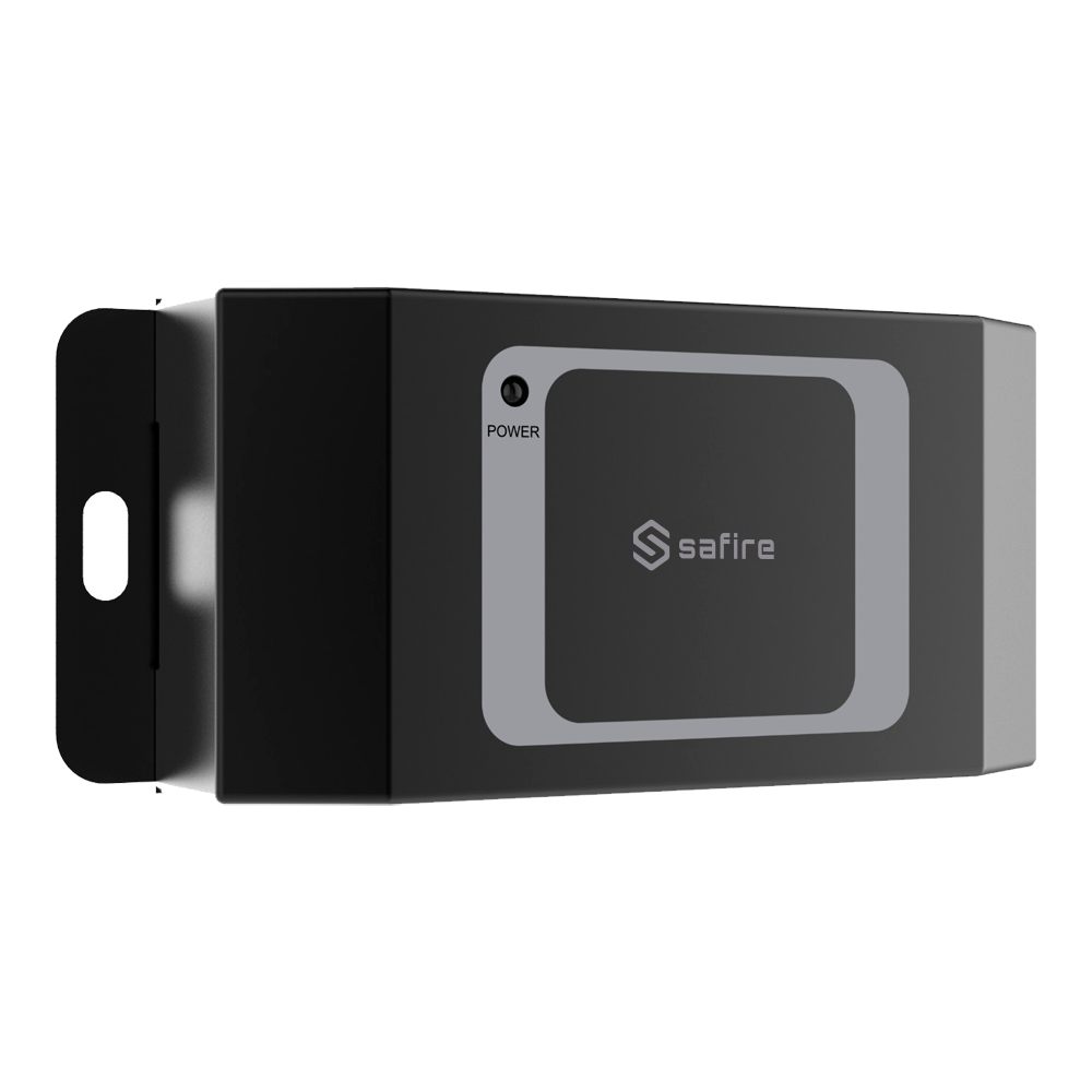 Controlador antimanipulación Safire - Para instalaciones autónomas y seguras - Wiegand, RS485, pulsador y 2 entradas de alarma - Salida de relé NA/NC, sensor de puerta y alarma - Control directo de la cerradura - Alimentación 12 V DC