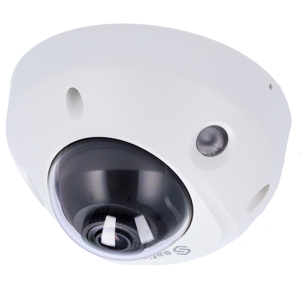 Cámara IP de 8 Megapíxeles - CMOS de escaneo progresivo 1/2.8″ - Compresión H.265+ / H.265 - Lente fija 2.8 / WDR - Detección de movimiento 2.0 - Resistente al agua IP67, antivandálico IK08