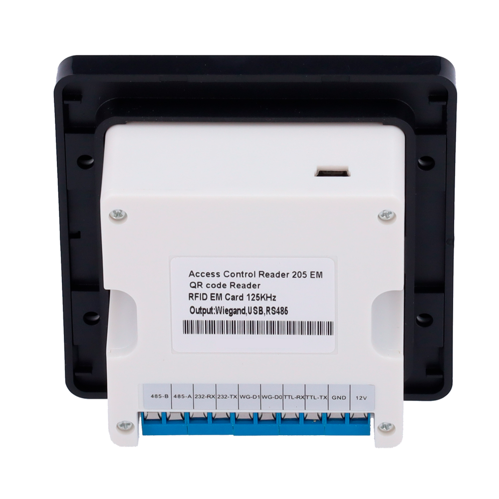 Lettore di accesso - Accesso tramite scheda MF e QR - indicatore LED e acustico - Wiegand 26/34 - Compatibile con Safire - Adatta per interni - Innowatt