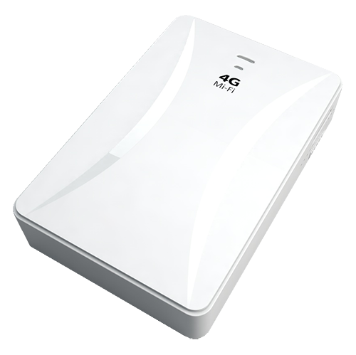 Router 4G Portatile - Connessione RJ45 10/100 o WiFi 802.11 b/g/n - Fino a 10 connessioni WiFi simultanee - Powerbank 5200mAh di capacità - Slot per scheda SIM - Chipset Qualcomm MDM9600