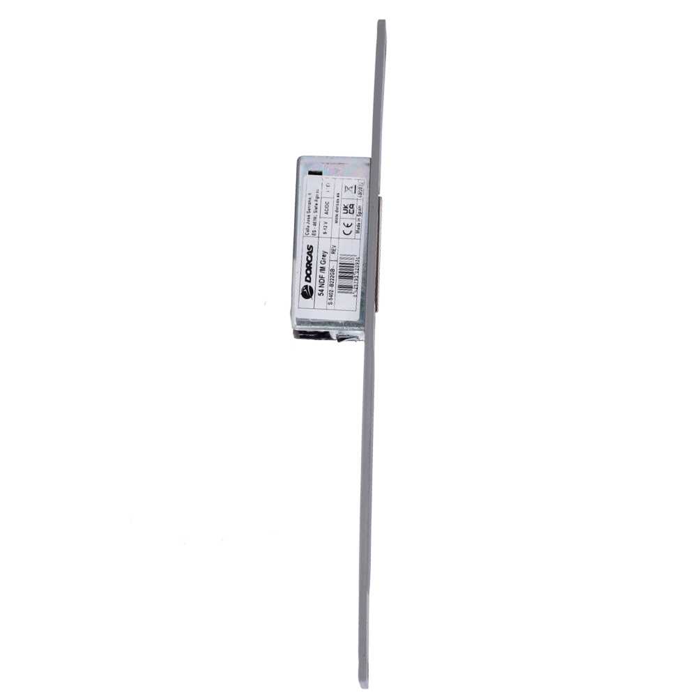 Apriporta elettrico Dorcas - Per porta singola | Scrocco regolabile - Modo apertura Fail Secure (NO) - Forza di tenuta 330 kg - Alimentazione AC/DC 8-12V - Montaggio ad incasso | Incontro