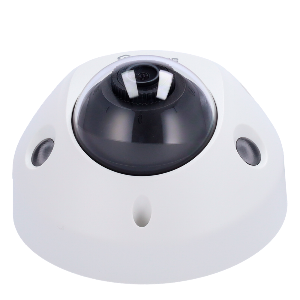 Cámara IP de 8 Megapíxeles - CMOS de escaneo progresivo 1/2.8″ - Compresión H.265+ / H.265 - Lente fija 2.8 / WDR - Detección de movimiento 2.0 - Resistente al agua IP67, antivandálico IK08
