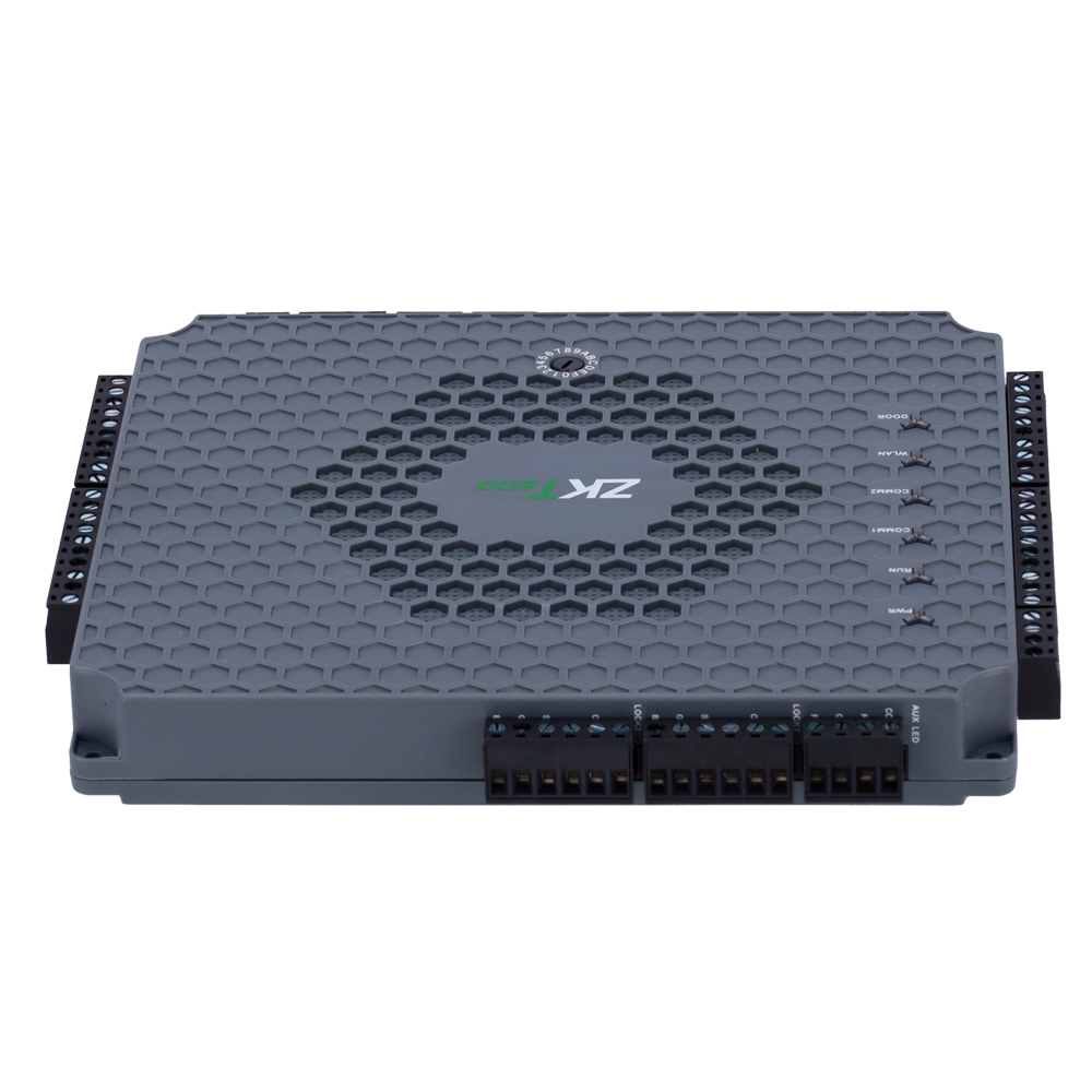 Controllore di accesso biometrico PoE - Accesso tramite impronta digitale, tessera o password - TCP/IP | Connessione con controller slave - 4 lettori per Wiegand | 4 lettori per OSDP - Uscita relè per 2 porte - Software ATLAS Series integrato e app mobile