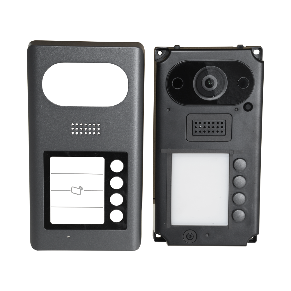 Videocitofoni IP - telecamera 2Mpx grandangolo - Audio bidirezionale| 4 pulsanti di chiamata - Monitoraggio tramite dispositivo APP per telefono - Acciaio inossidabile antivandalico - Montaggio in superficie