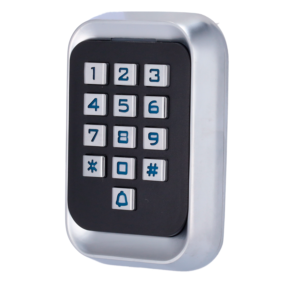 Controllo accessi autonomo - Accesso tramite scheda EM e PIN - Uscita relè e campanello - Wiegand 26 - Controllo del tempo - Adatta per interni - Innowatt