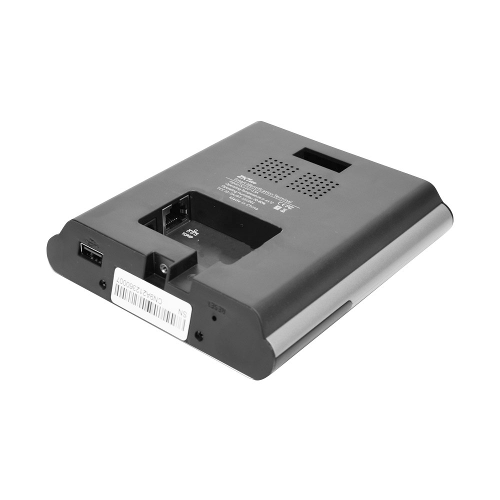 Controllo accessi - Riconoscimento facciale, PIN e scheda EM - Display 4.3" TFT tattile - 500 volti | 150.000 registri - TCP/IP e USB - Software ZKBioAccess 5 porte incluse