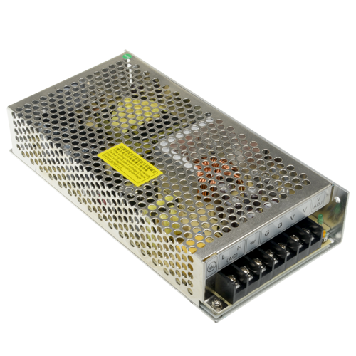 Alimentatore a commutazione - Uscita DC 12 V  12,5 A / 150 W - 2 uscite - Tensione regolabile 11 V ~ 13 V - 199 (P) x 38 (I) x 98 (H) mm