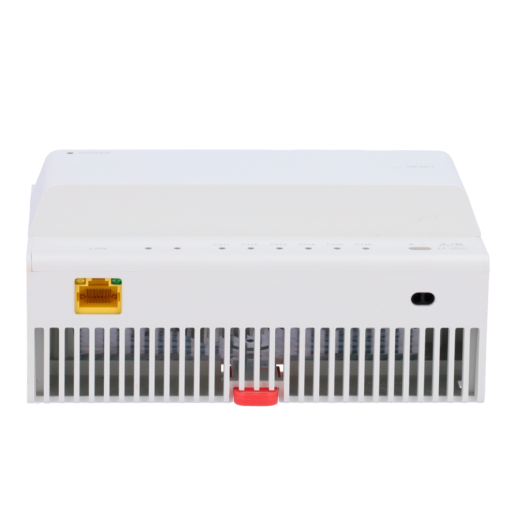 Building converter - 2 wire to IP - 6 groups of 2 wires - TCP/IP with RJ45 - Connect with SF-VIMOD-HUB-M2 - Surface or track mount
