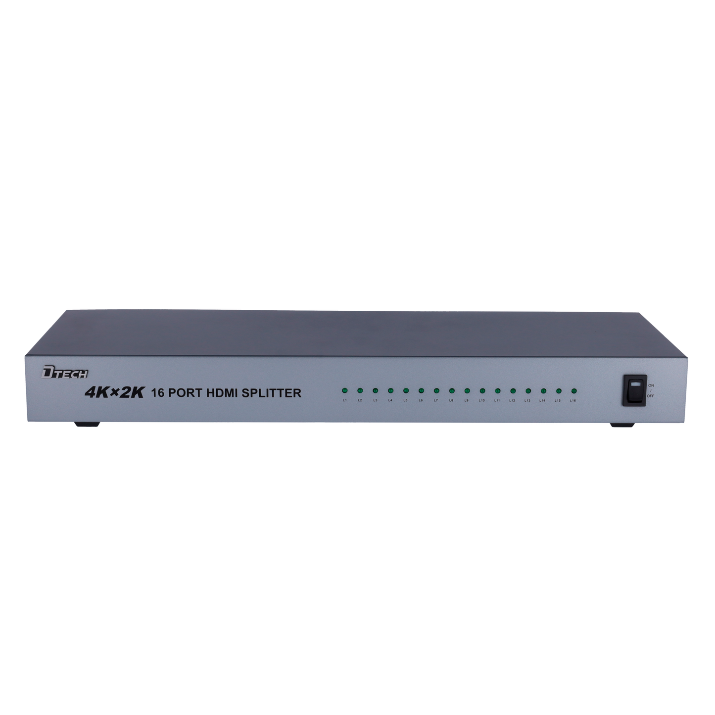 HDMI Signal Multiplier - 1 HDMI Input - 16 HDMI Outputs - Up to 4K*2 - Max Output Length 25m - DC 5V Power Supply