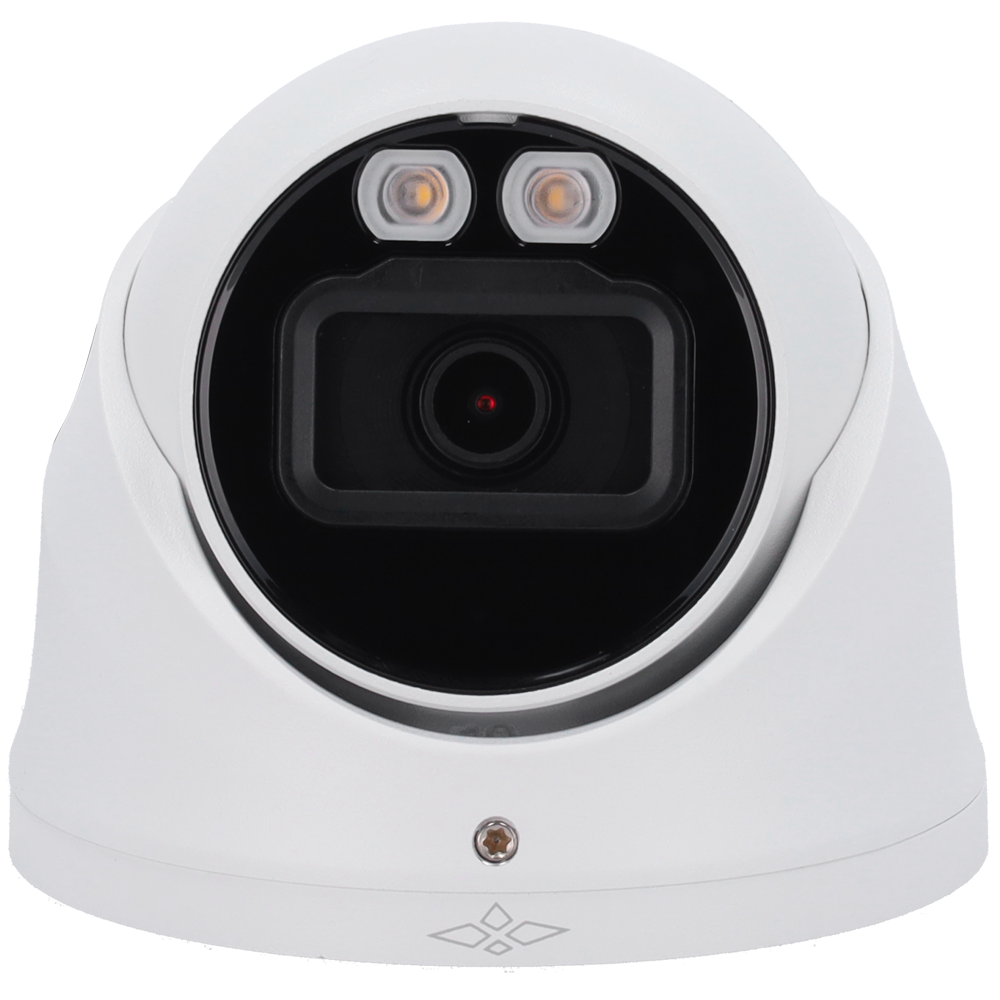 Telecamera Turret HDCVI X-Security - CMOS 4K - Ottica 3.6 mm - WDR(120dB) - Doppia illuminazione: IR + Bianco portata 40 m | Microfono - Waterproof IP67