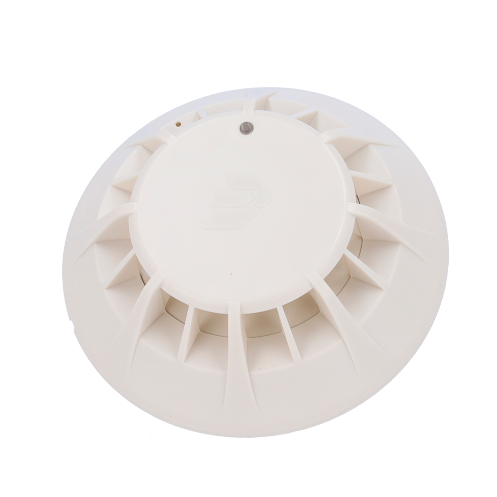 Rilevatore termico convenzionale Jade Bird - Sensibilità e classe regolabili (A2R, A2, A2S) - LED con visione 360° - Uscita indicatore remoto - Non include base - Certificato EN 54-5