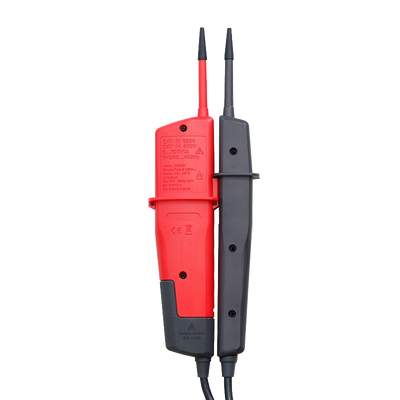 Detector de tensión CA/CC sin contacto - Pantalla LCD - Modos de alta y baja tensión hasta 690 V - Aviso sonoro y LED visible - Apagado automático - Resistente al agua IP65