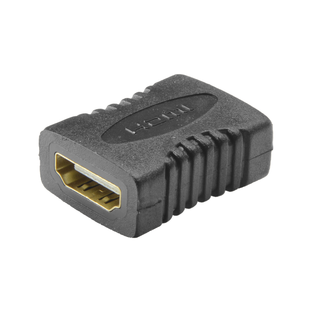 Connettore - Giunto per cavi HDMI - Connettori tipo A - Per collegare maschio / maschio - Per convertire a femmina - Connettori placcati in oro 24K