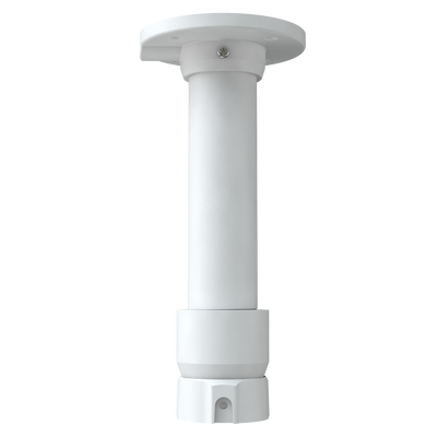 Soporte de techo Safire Smart - Alto 183,4 mm - Apto para exterior - Fabricado en aleación de aluminio - Color blanco - Prensaestopas