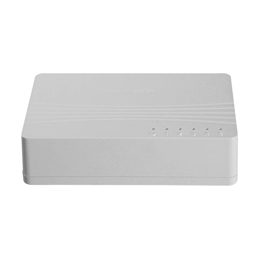 Interruttore da tavolo Hikvision - 5 porte RJ45 - Velocità 10/100 Mbps - Plug & Play - Basso consumo