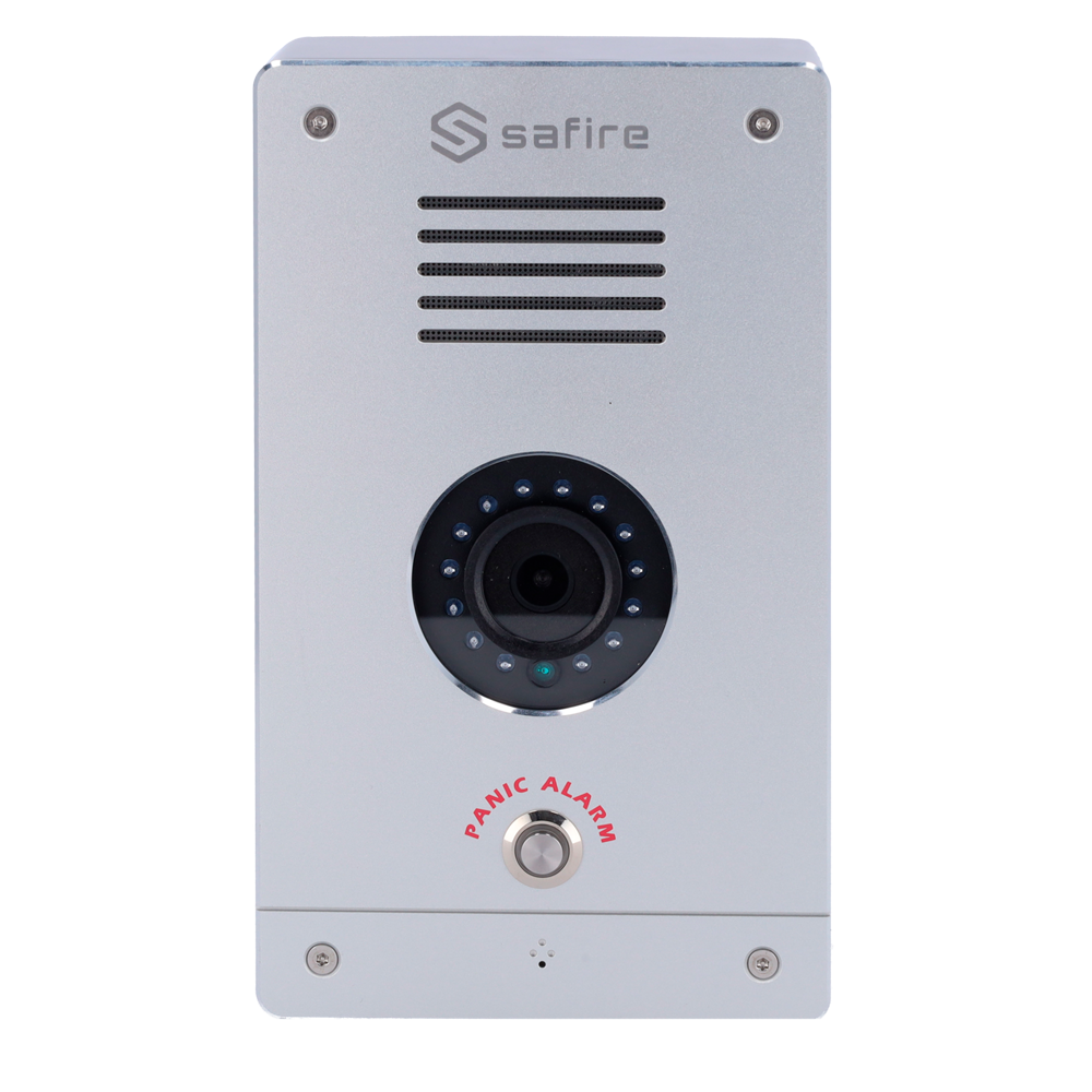 Pulsantiera video per chiamate di emergenza - Tecnología IP - Telecamera 2 Mp | Audio bidirezionale - Entrate e uscite allarme - Monitoraggio via software - Montaggio in superficie