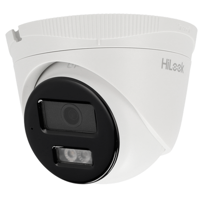 HiLook - Telecamera Turret IP - Risoluzione 8 Megapixel (3840x2160) - Ottica 2.8 mm | Microfono integrato - Luce ibrida 30 m | PoE IEEE802.3af - Rilevamento del movimento 2.0 | IP67