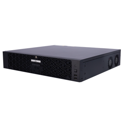 Videoregistratore NVR per telecamere IP - Gamma Prime - 64 CH video / Compressione Ultra H.265 - Risoluzione massima 32Mpx - Larghezza di banda 384 Mbps - Ammette 8 hard disk