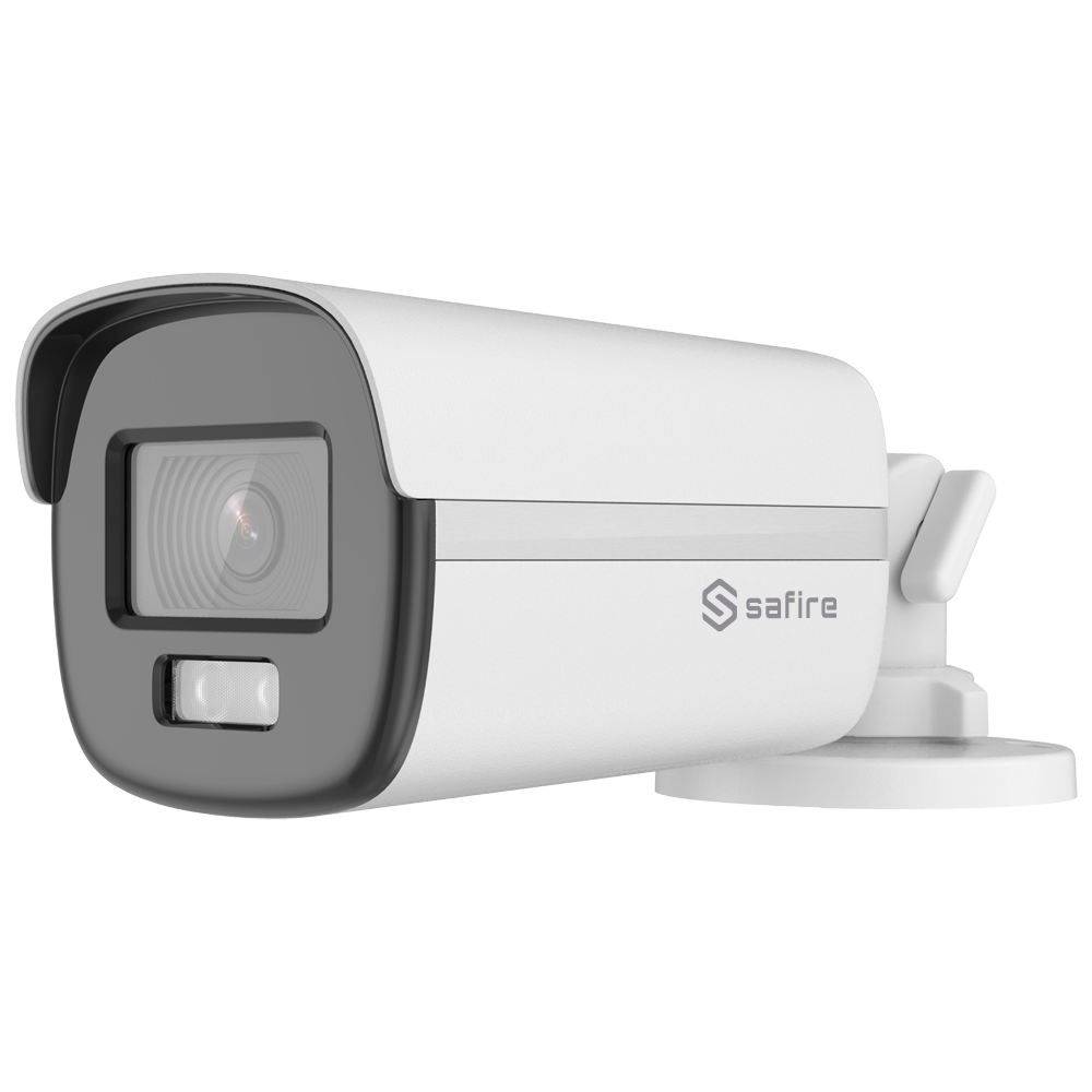 Safire PRO Range Bullet Camera - 2 Mpx high performance CMOS Night Color - 4 in 1 output - 2.8 lens - White Light Range 40 m - 3D-DNR | Waterproof IP67