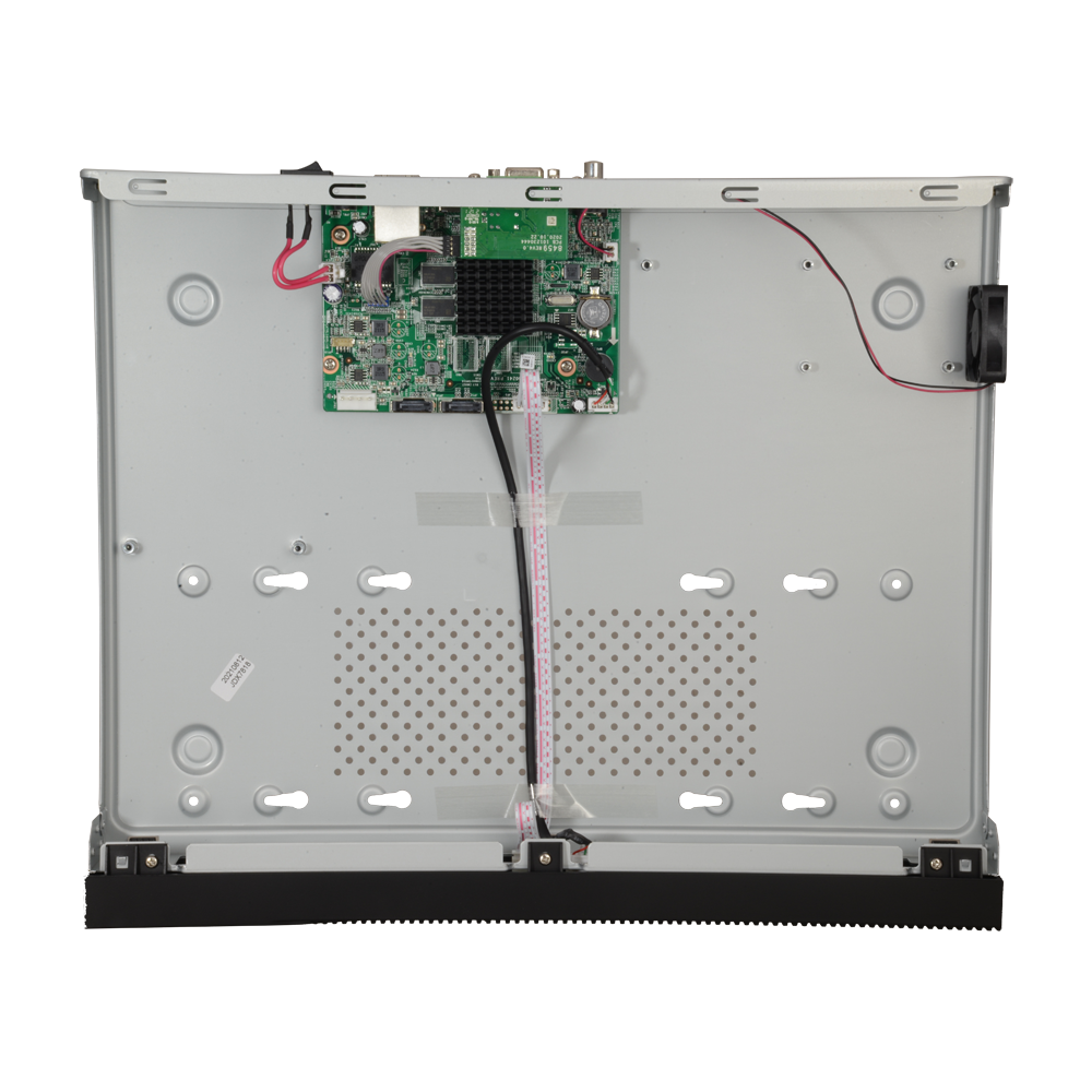 NVR per videocamere IP - 4 CH video / Compressione H.265+ - Risoluzione massima 8.0 Mp - Larghezza di banda 40 Mbps - Uscita HDMI 4K e VGA - Ammette 1 hard disk