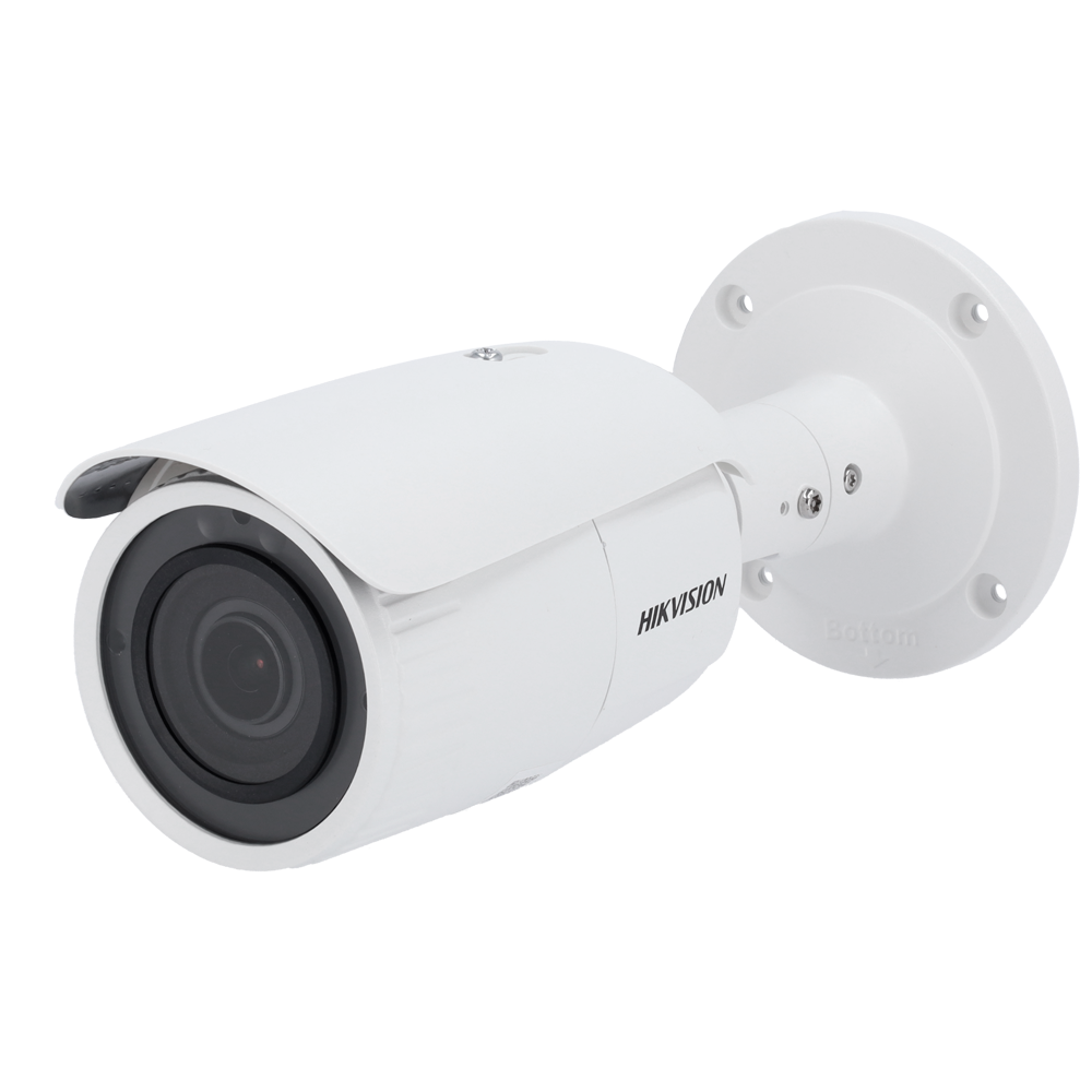 Hikvision - Telecamera Bullet IP gamma Value - Risoluzione 4 Megapixel (2560x1440) - Lente varifocale motorizzata 2.8~12 mm - EXIR IR portata 50 m | PoE IEEE802.3af - Rilevamento del movimento 2.0 | Waterproof IP67